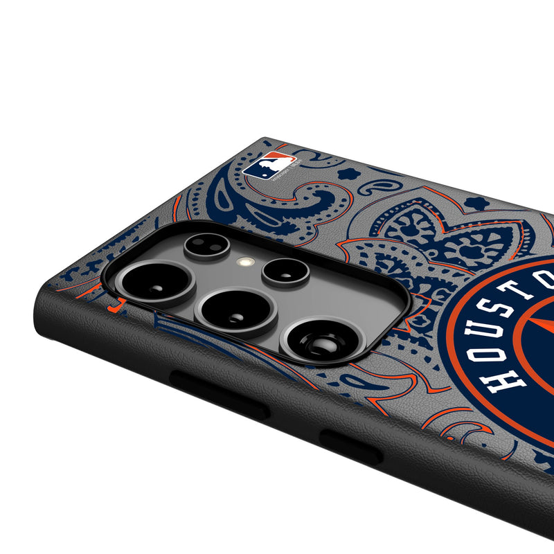 Houston Astros Paisley Galaxy MagSafe Compatible Phone Case Detail.Jpg