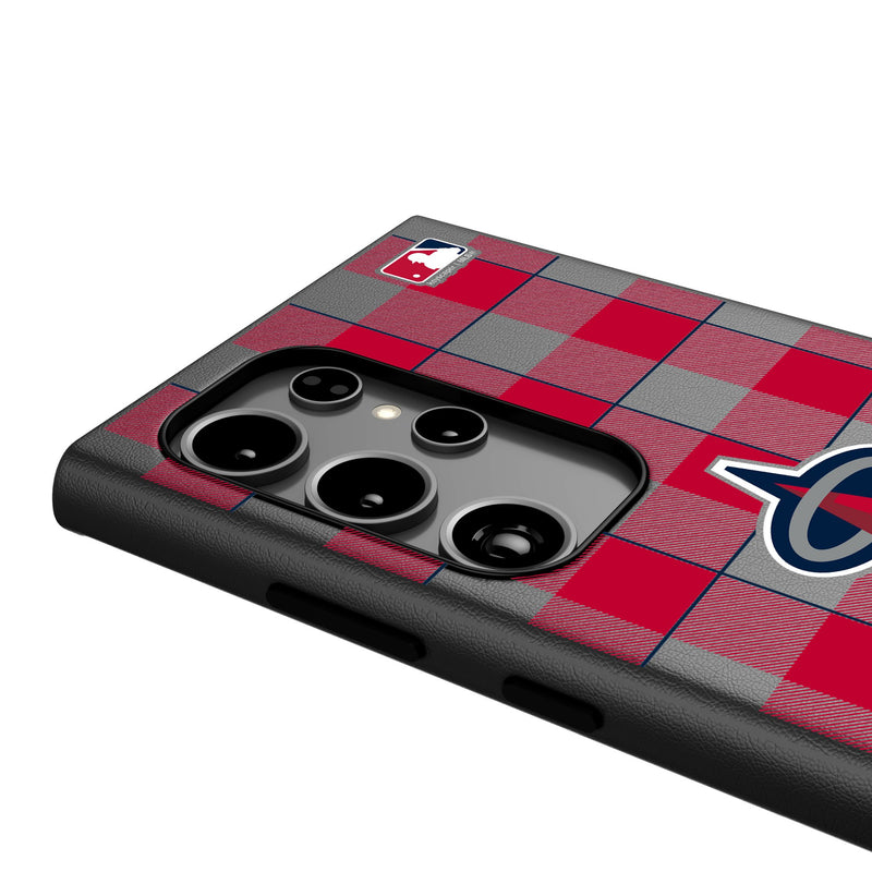 Los Angeles Angels Plaid Galaxy MagSafe Compatible Phone Case for Samsung Galaxy Detail.Jpg