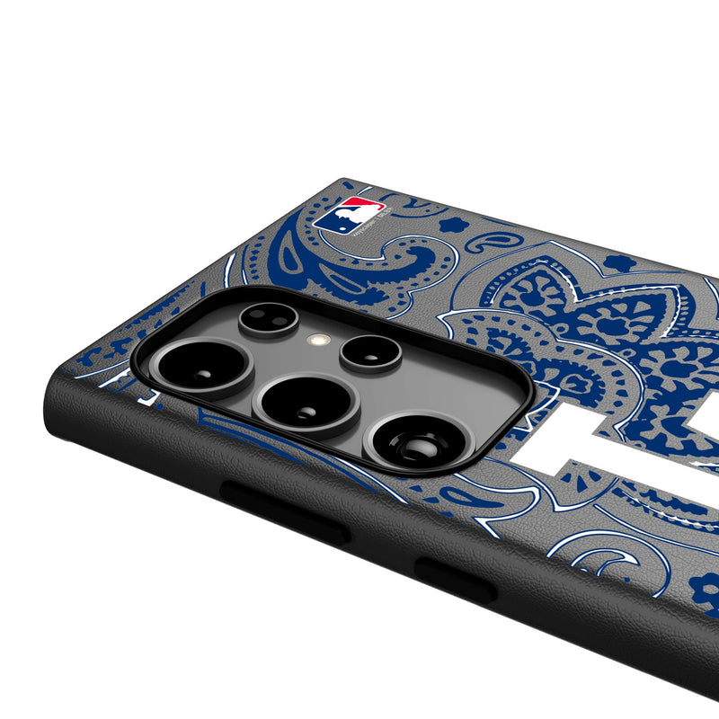 LA Dodgers Paisley Galaxy MagSafe Compatible Phone Case for Samsung Galaxy Detail.Jpg