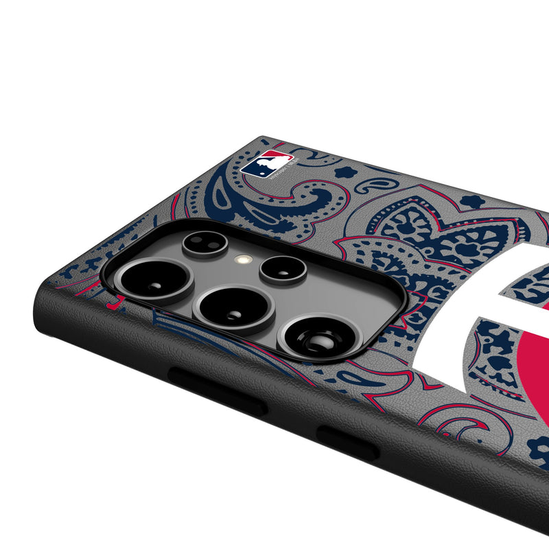 Minnesota Twins Paisley Galaxy MagSafe Compatible Phone Case Detail.Jpg