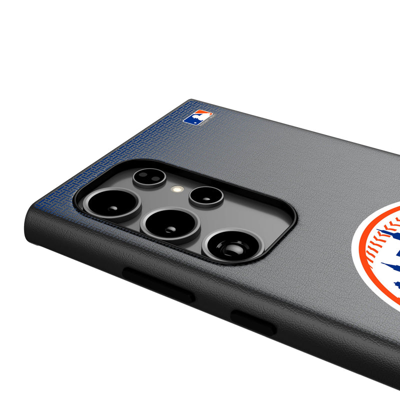 New York Mets Linen Galaxy MagSafe Compatible Phone Case Detail.Jpg