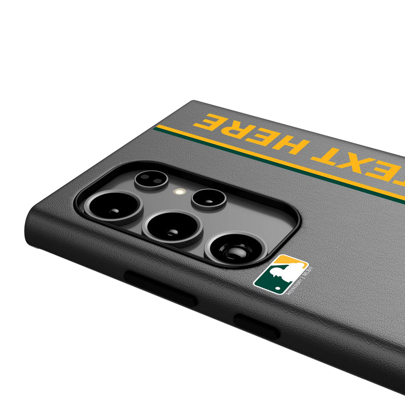 Oakland Athletics Personalized Sidebard Galaxy MagSafe Compatible Phone Case for Samsung Galaxy Detail.Jpg