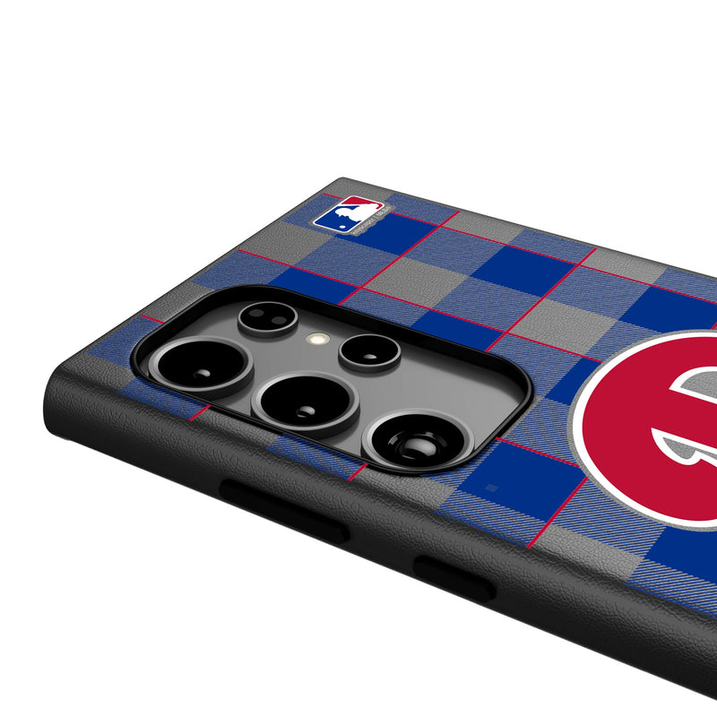 Philadelphia Phillies Plaid Galaxy MagSafe Compatible Phone Case Detail.Jpg