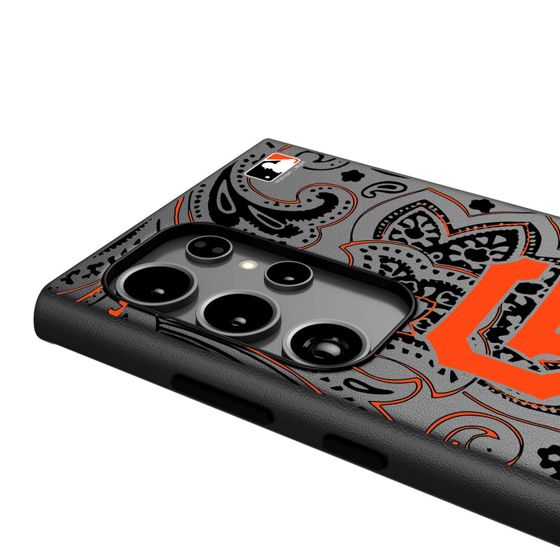 San Francisco Giants Paisley Galaxy MagSafe Compatible Phone Case Detail.Jpg