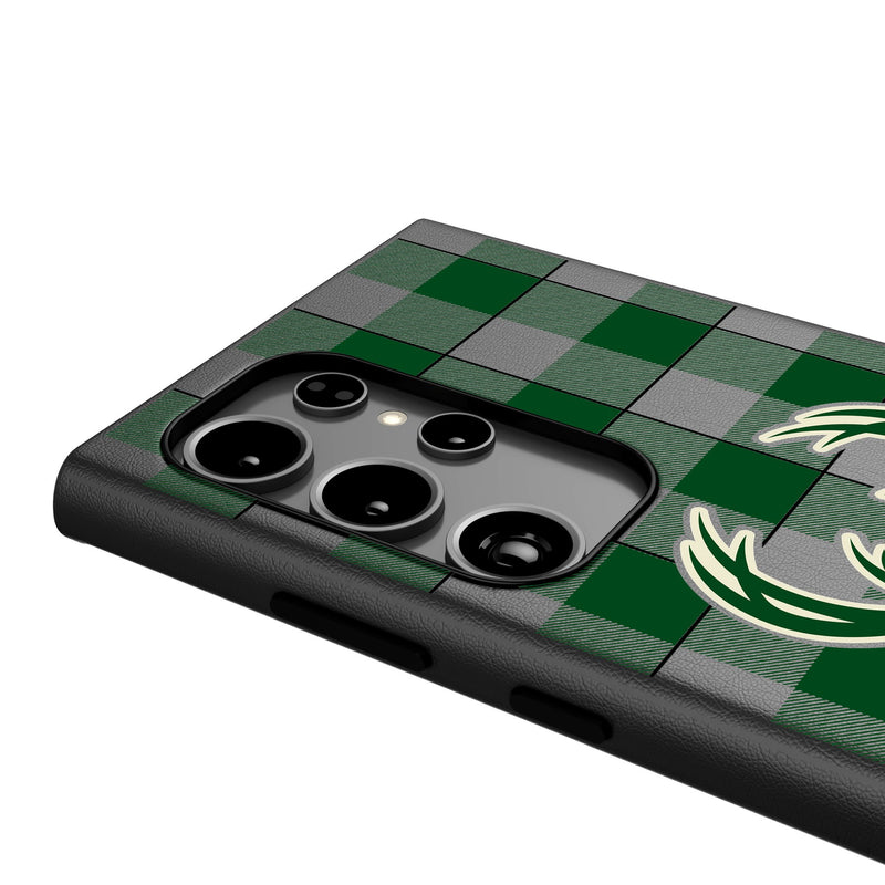 Milwaukee Bucks Plaid Galaxy MagSafe Compatible Phone Case Detail.Jpg