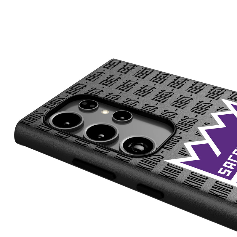 Sacramento Kings Text Backdrop Galaxy MagSafe Compatible Phone Case Detail.Jpg