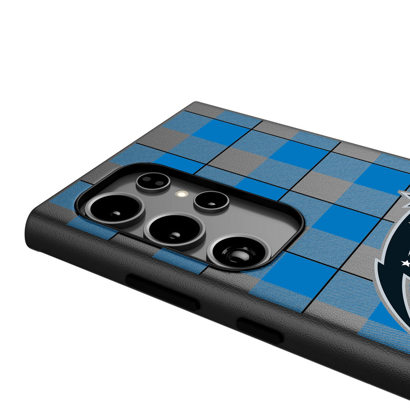 Orlando Magic Plaid Galaxy MagSafe Compatible Phone Case Detail.Jpg