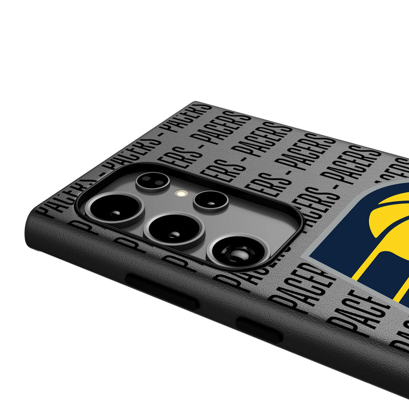 Indiana Pacers Text Backdrop Galaxy MagSafe Compatible Phone Case for Samsung Galaxy Detail.Jpg