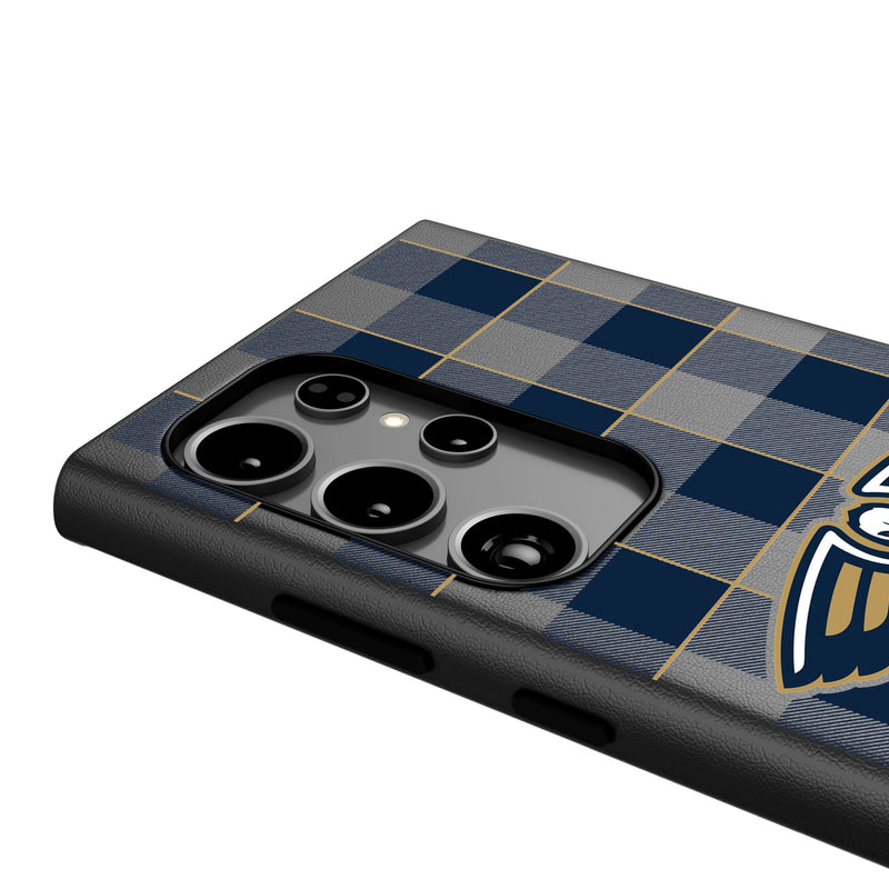 New Orleans Pelicans Plaid Galaxy MagSafe Compatible Phone Case Detail.Jpg