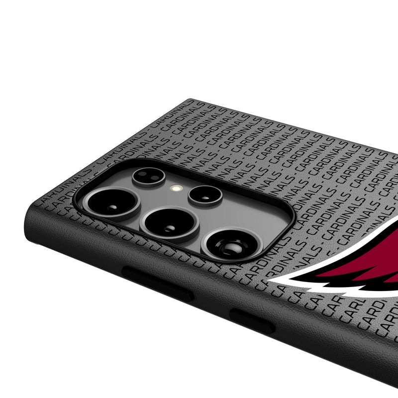 Arizona Cardinals Text Backdrop Galaxy MagSafe Compatible Phone Case Detail.Jpg