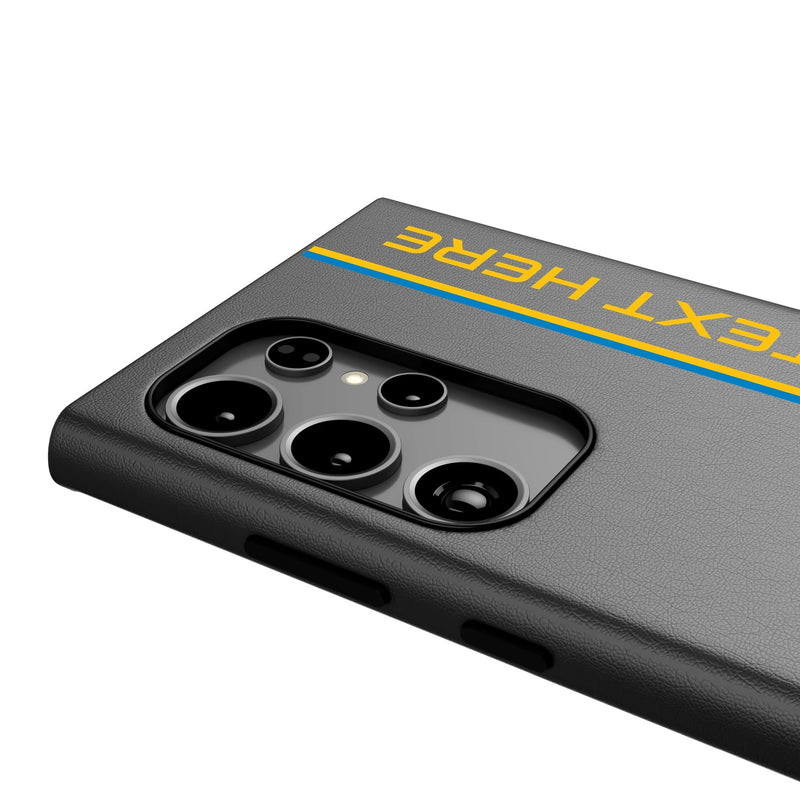Los Angeles Chargers Personalized Sidebard Galaxy MagSafe Compatible Phone Case for Samsung Galaxy Detail.Jpg