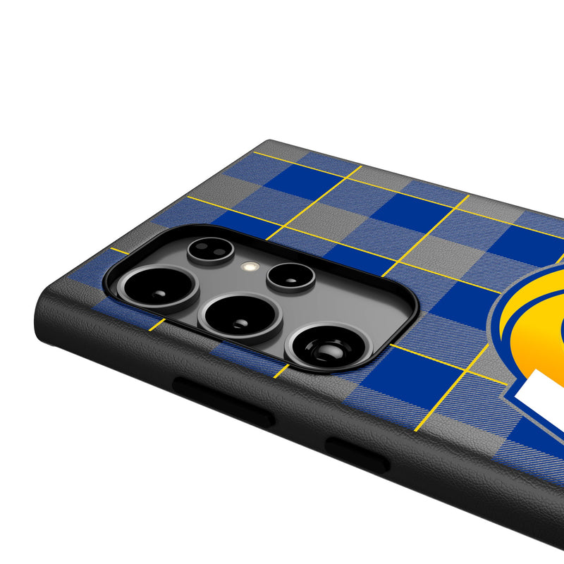 Los Angeles Rams Plaid Galaxy MagSafe Compatible Phone Case Detail.Jpg