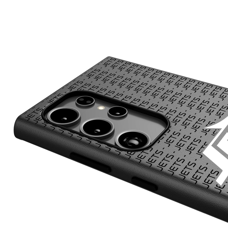 New York Jets Text Backdrop Galaxy MagSafe Compatible Phone Case for Samsung Galaxy Detail.Jpg