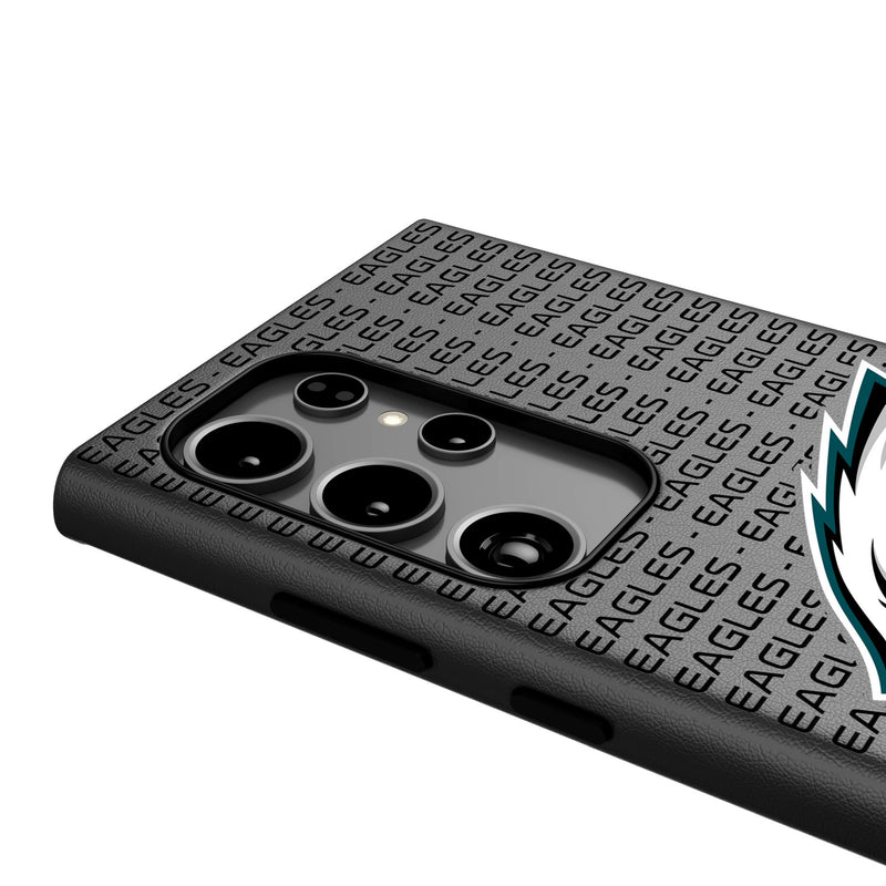 Philadelphia Eagles Text Backdrop Galaxy MagSafe Compatible Phone Case for Samsung Galaxy Detail.Jpg