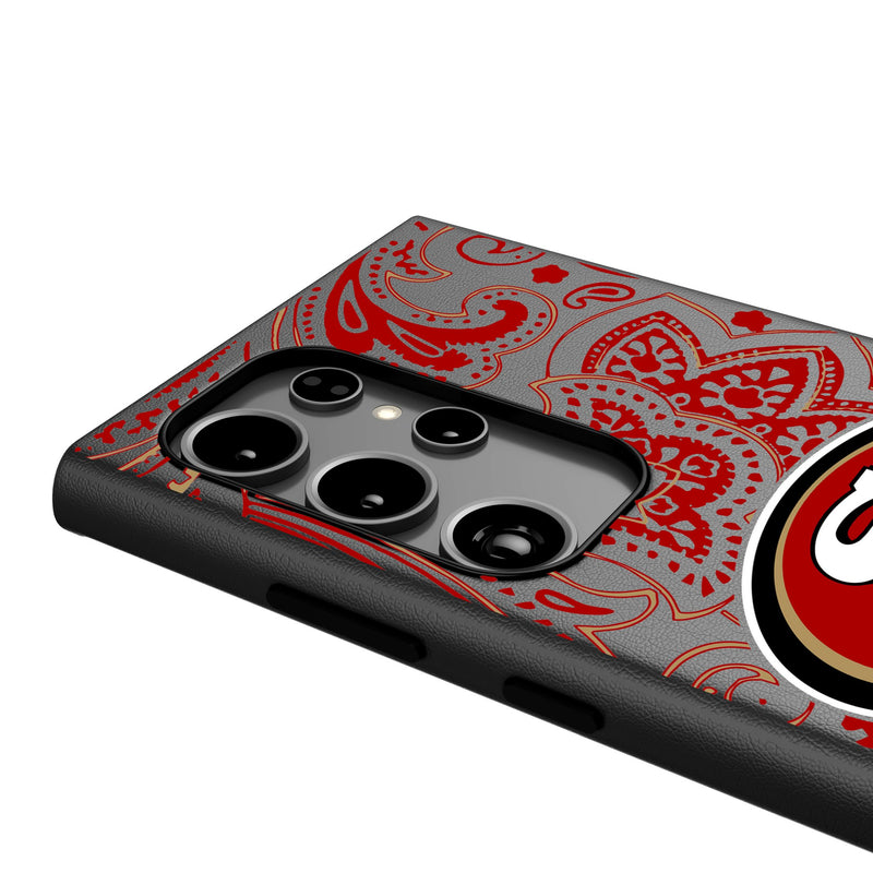 San Francisco 49ers Paisley Galaxy MagSafe Compatible Phone Case for Samsung Galaxy Detail.Jpg