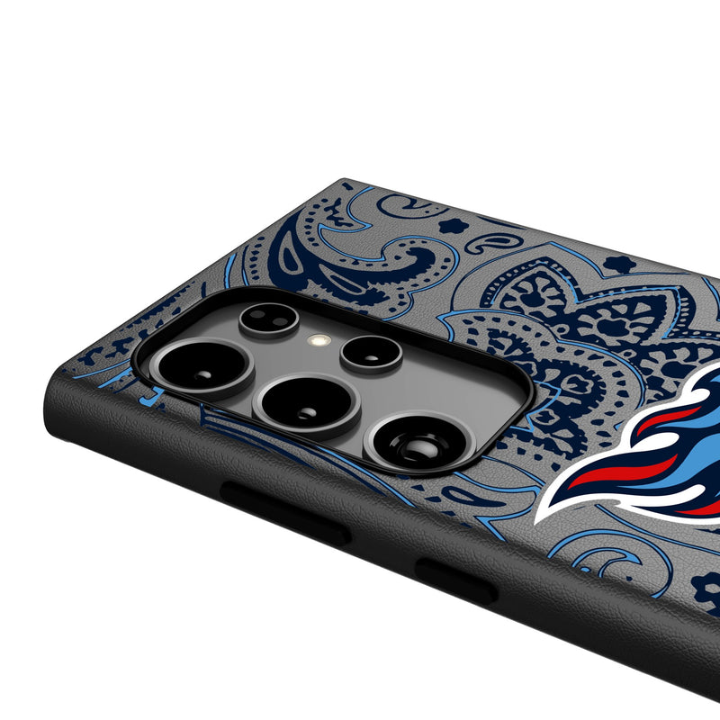 Tennessee Titans Paisley Galaxy MagSafe Compatible Phone Case Detail.Jpg