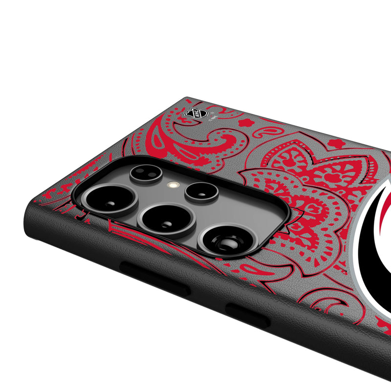 Carolina Hurricanes Paisley Galaxy MagSafe Compatible Phone Case Detail.Jpg