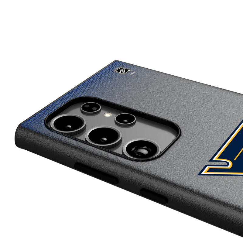 St. Louis Blues Linen Galaxy MagSafe Compatible Phone Case Detail.Jpg