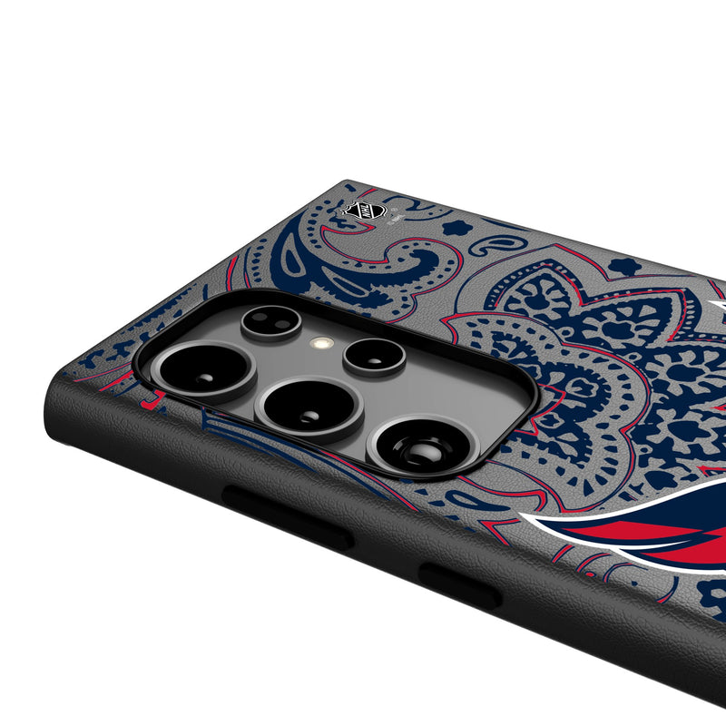 Washington Capitals Paisley Galaxy MagSafe Compatible Phone Case Detail.Jpg