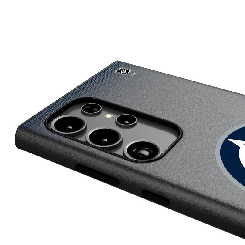 Winnipeg Jets Linen Galaxy MagSafe Compatible Phone Case Detail.Jpg