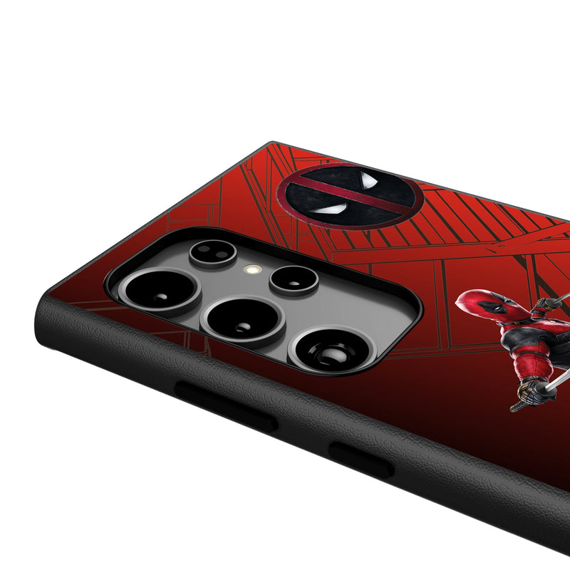 Marvel Deadpool MechLine Galaxy MagSafe Compatible Phone Case Detail.Jpg