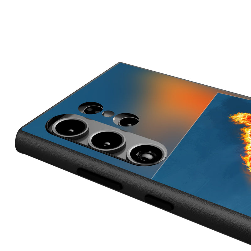 Marvel Human Torch Cover Art Galaxy MagSafe Compatible Phone Case for Samsung Galaxy Detail.Jpg