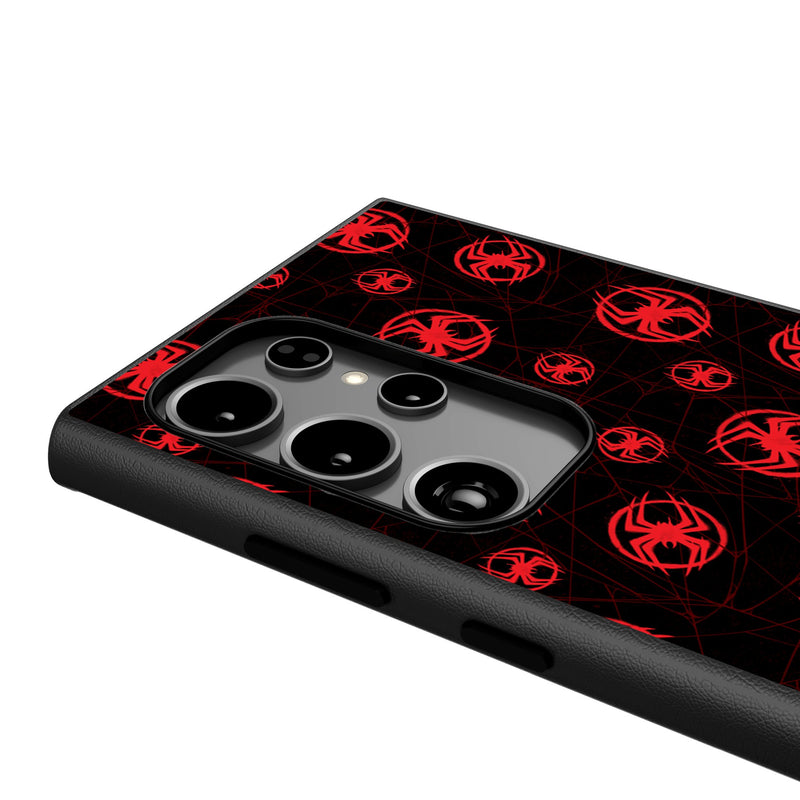 Marvel Miles Morales Pattern Galaxy MagSafe Compatible Phone Case for Samsung Galaxy Detail.Jpg