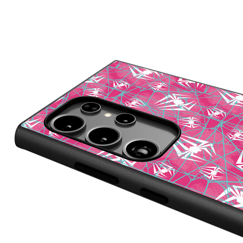 Marvel Spider-Gwen Pattern Galaxy MagSafe Compatible Phone Case for Samsung Galaxy Detail.Jpg