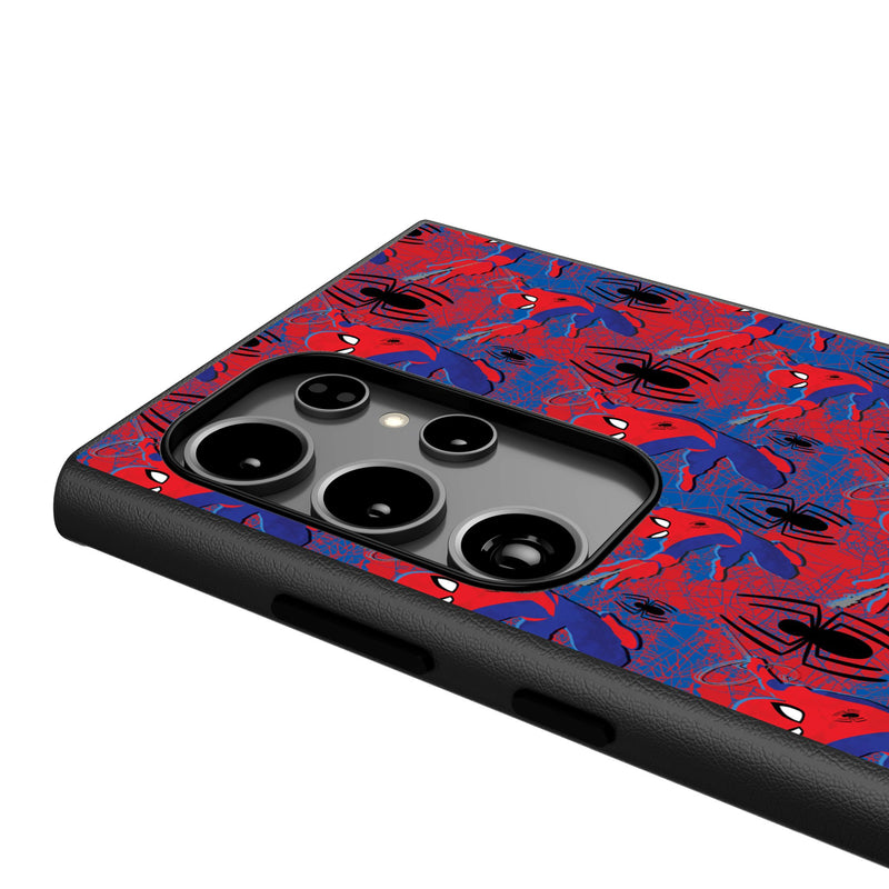 Marvel Spider-Man Pattern Galaxy MagSafe Compatible Phone Case for Samsung Galaxy Detail.Jpg