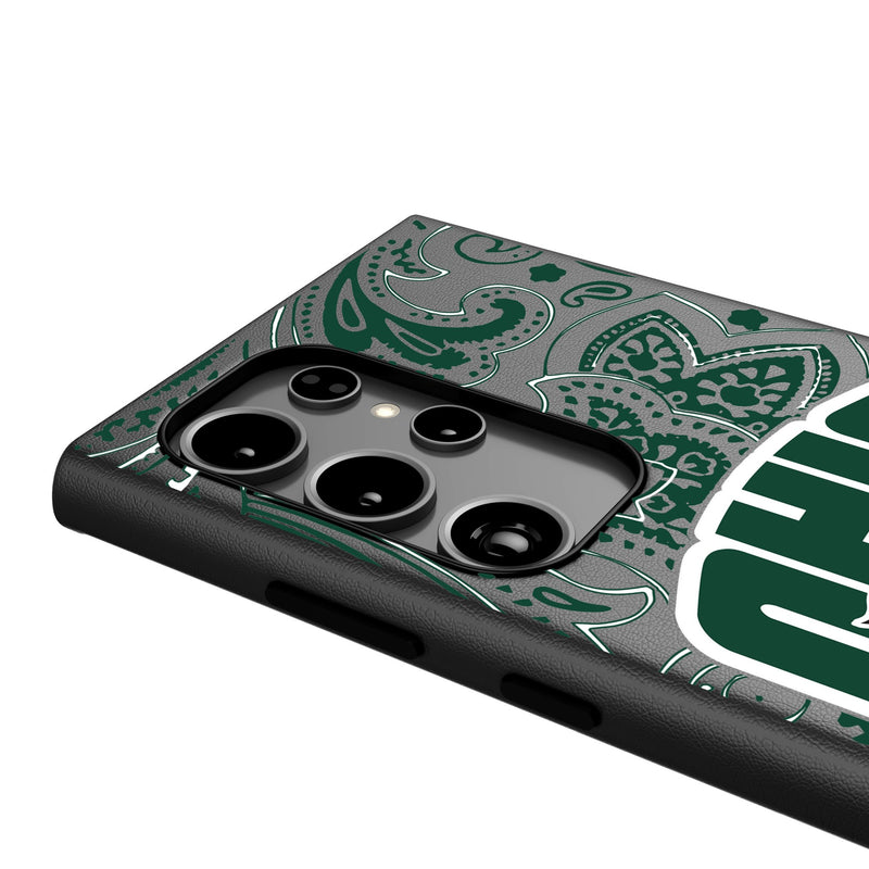 Ohio University Bobcats Paisley Galaxy MagSafe Compatible Phone Case Detail.Jpg