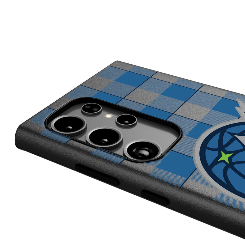 Minnesota Lynx Plaid Galaxy MagSafe Compatible Phone Case Detail.Jpg