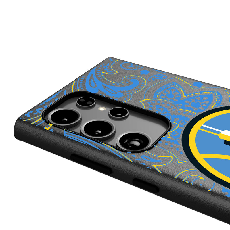 Chicago Sky Paisley Galaxy MagSafe Compatible Phone Case Detail.Jpg