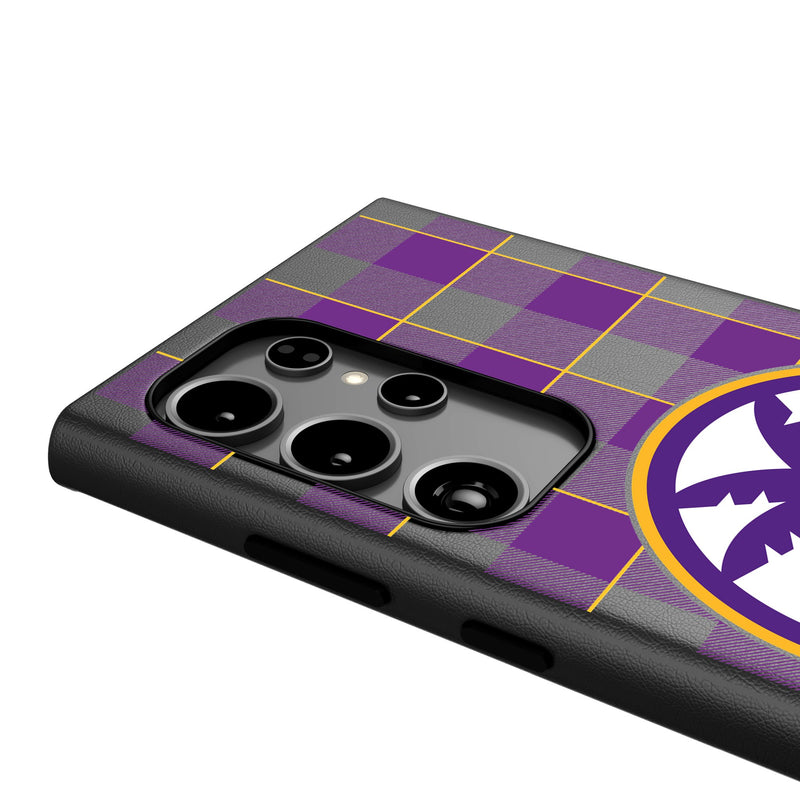 Los Angeles Sparks Plaid Galaxy MagSafe Compatible Phone Case Detail.Jpg