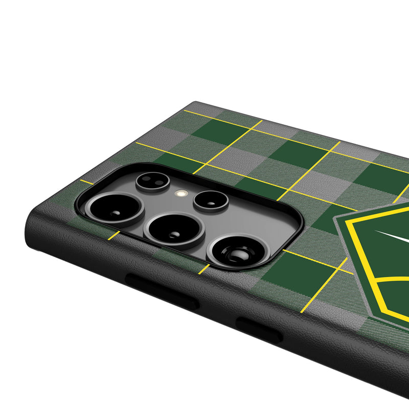 Seattle Storm Plaid Galaxy MagSafe Compatible Phone Case Detail.Jpg