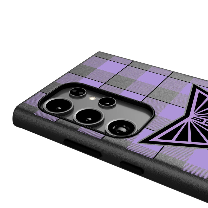 Golden State Valkyries Plaid Galaxy MagSafe Compatible Phone Case for Samsung Galaxy Detail.Jpg