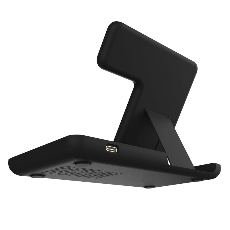 New York Knicks Monocolor Tilt 3 in 1 Charging Station Port.Jpg
