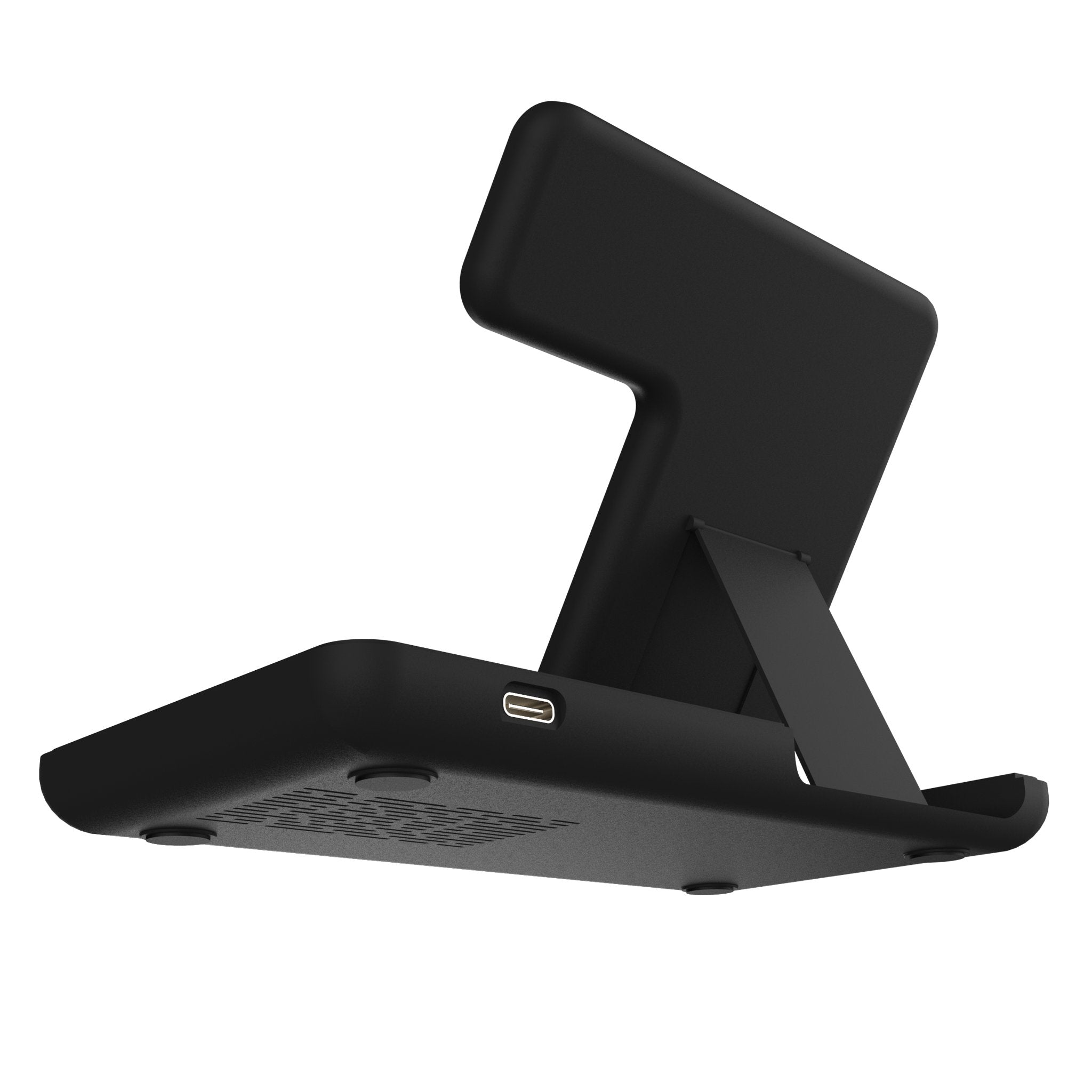 LA Dodgers Monocolor Tilt 3 in 1 Charging Station Port.Jpg