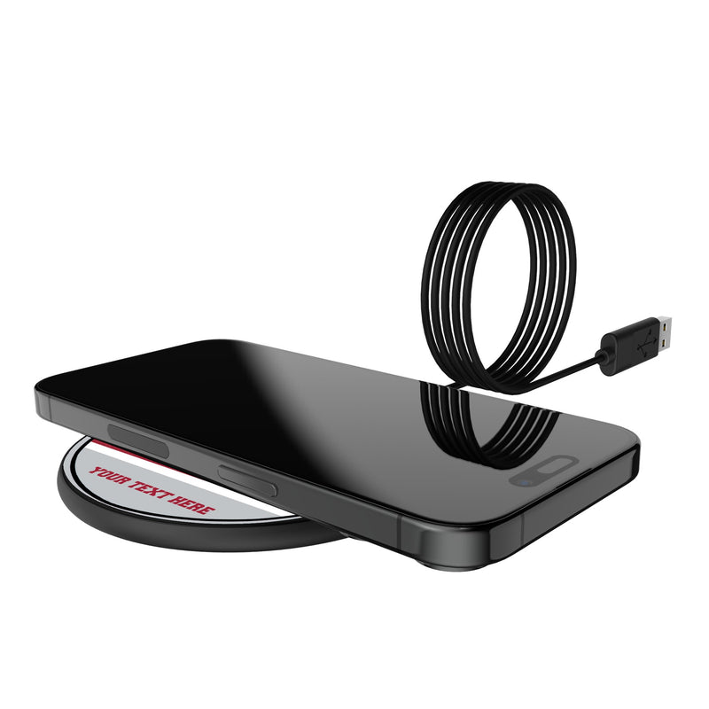 University of Alabama Crimson Tide Personalized Endzone Solid 15-Watt Wireless Charger Lifestyle.Jpg