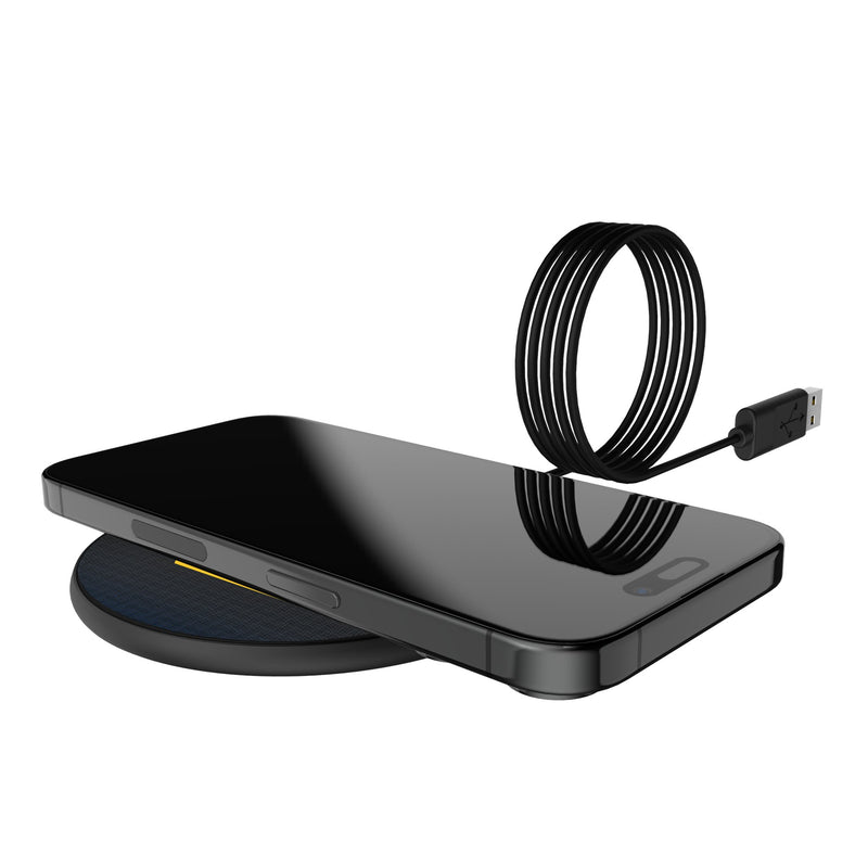 University of California Berkeley Golden Bears Linen 15-Watt Wireless Charger Lifestyle.Jpg