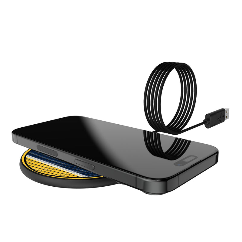 University of California Berkeley Golden Bears Mesh 15-Watt Wireless Charger Lifestyle.Jpg
