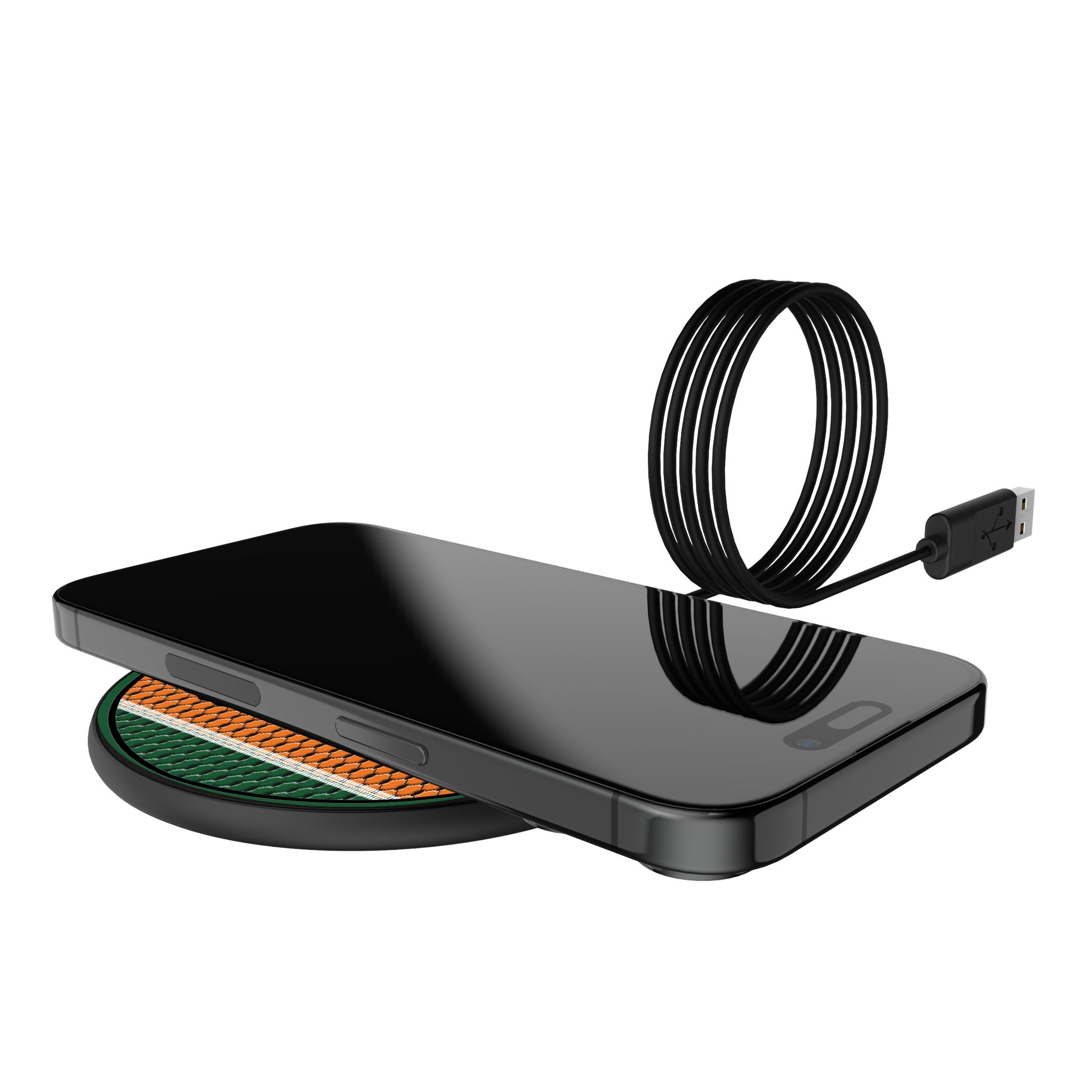 Florida A&M University Rattlers Mesh 15-Watt Wireless Charger Lifestyle.Jpg
