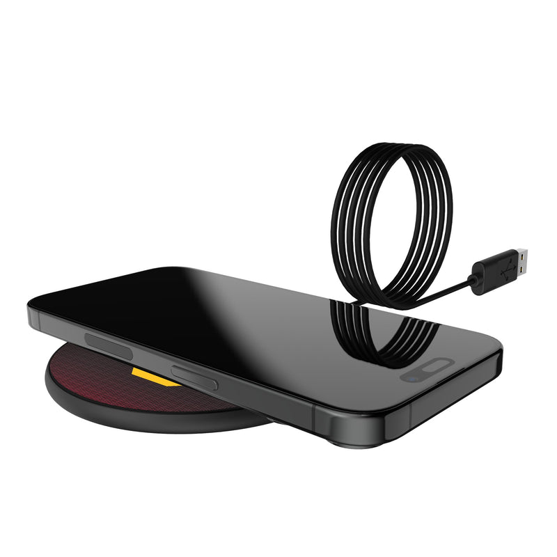 University of Southern California Trojans Linen 15-Watt Wireless Charger Lifestyle.Jpg
