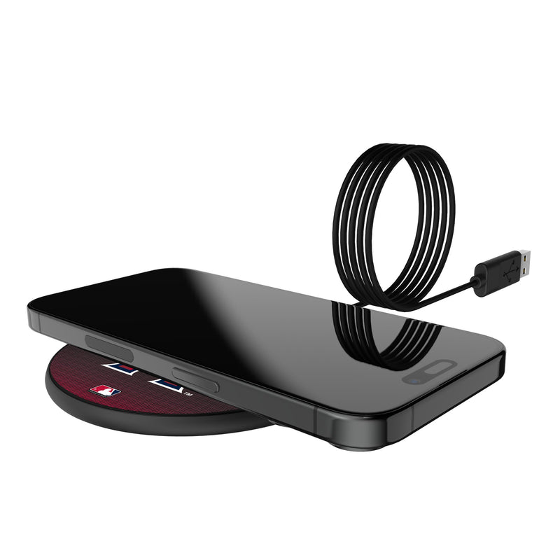 Los Angeles Angels Linen 15-Watt Wireless Charger Lifestyle.Jpg