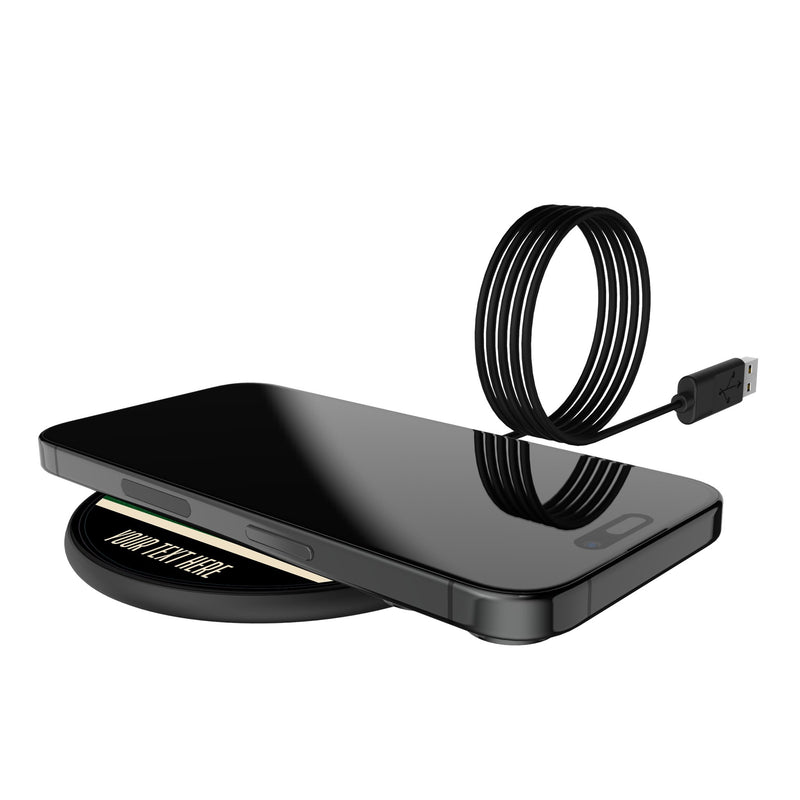 Milwaukee Bucks Personalized Endzone Solid 15-Watt Wireless Charger Lifestyle.Jpg