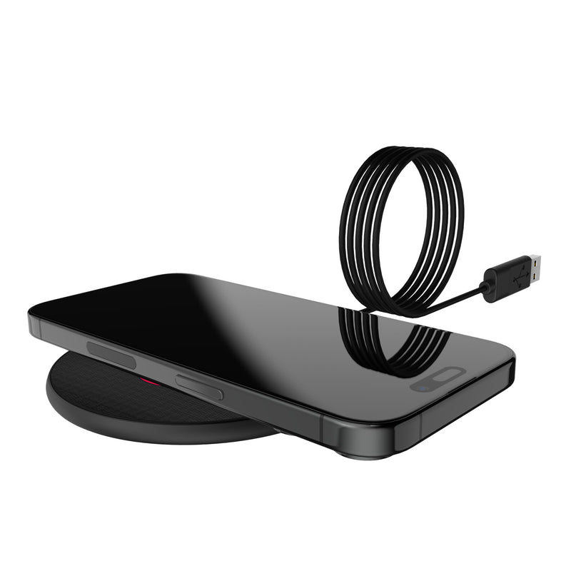 Chicago Bulls Linen 15-Watt Wireless Charger Lifestyle.Jpg
