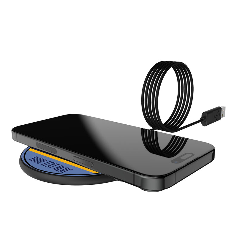 Memphis Grizzlies Personalized Endzone Solid 15-Watt Wireless Charger Lifestyle.Jpg