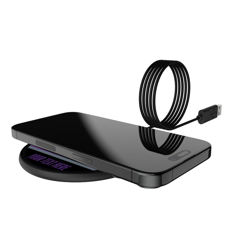 Sacramento Kings Personalized Endzone Solid 15-Watt Wireless Charger Lifestyle.Jpg