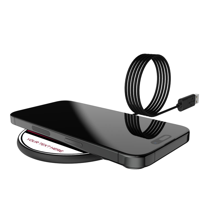 Arizona Cardinals Personalized Endzone Solid 15-Watt Wireless Charger Lifestyle.Jpg