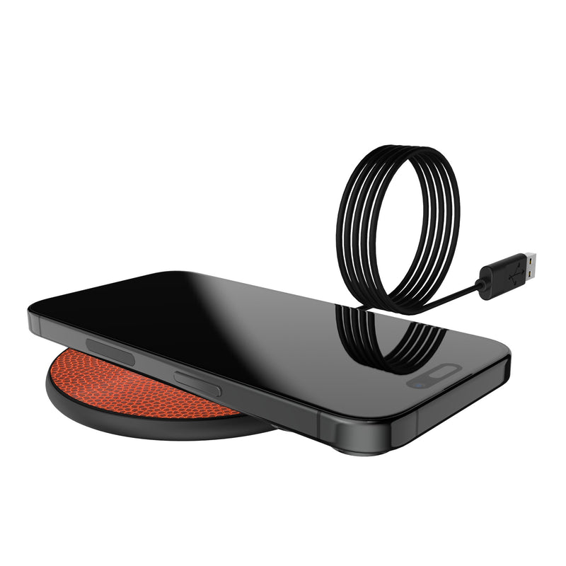 New York Jets Football 15-Watt Wireless Charger Lifestyle.Jpg