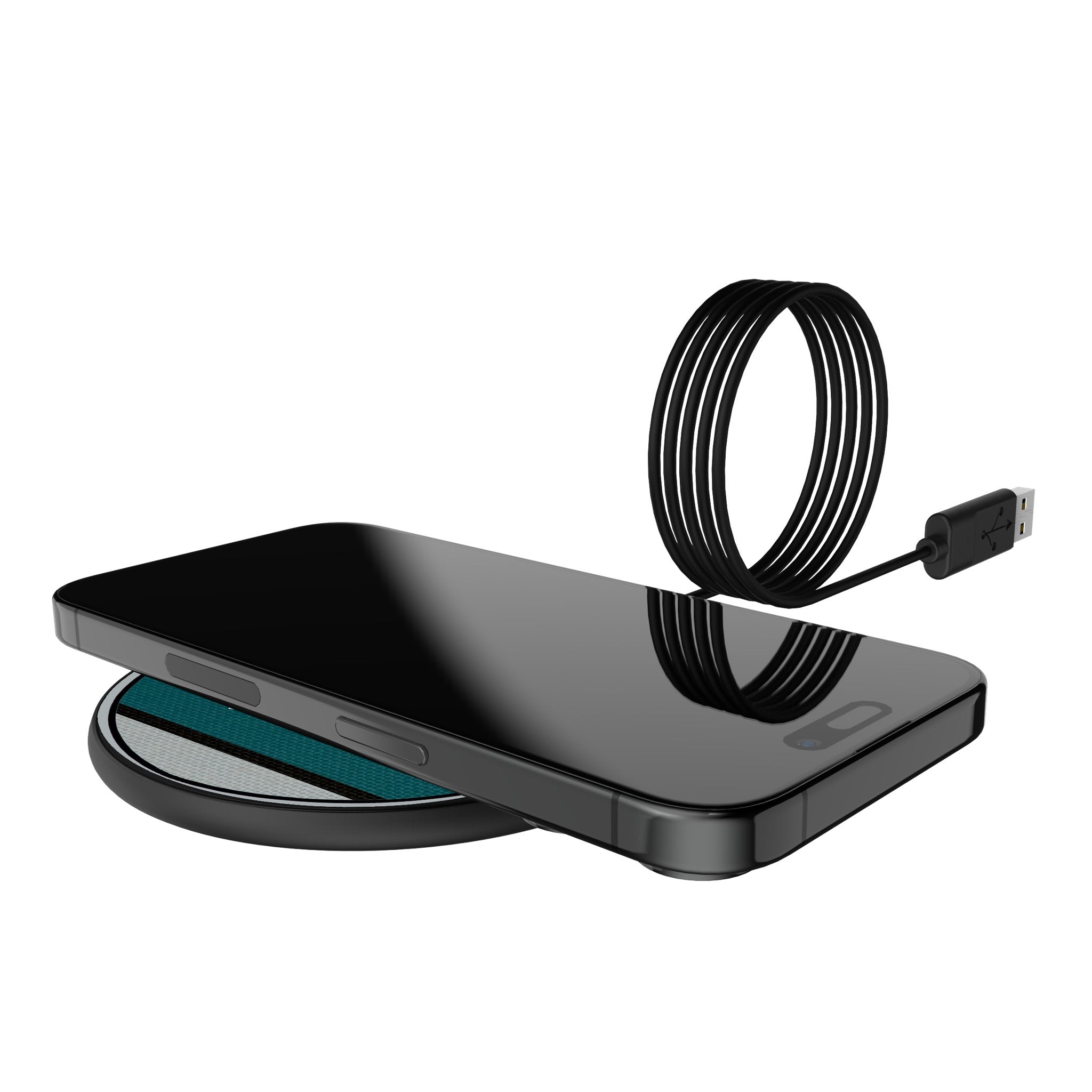 Philadelphia Eagles Stripe 15-Watt Wireless Charger Lifestyle.Jpg
